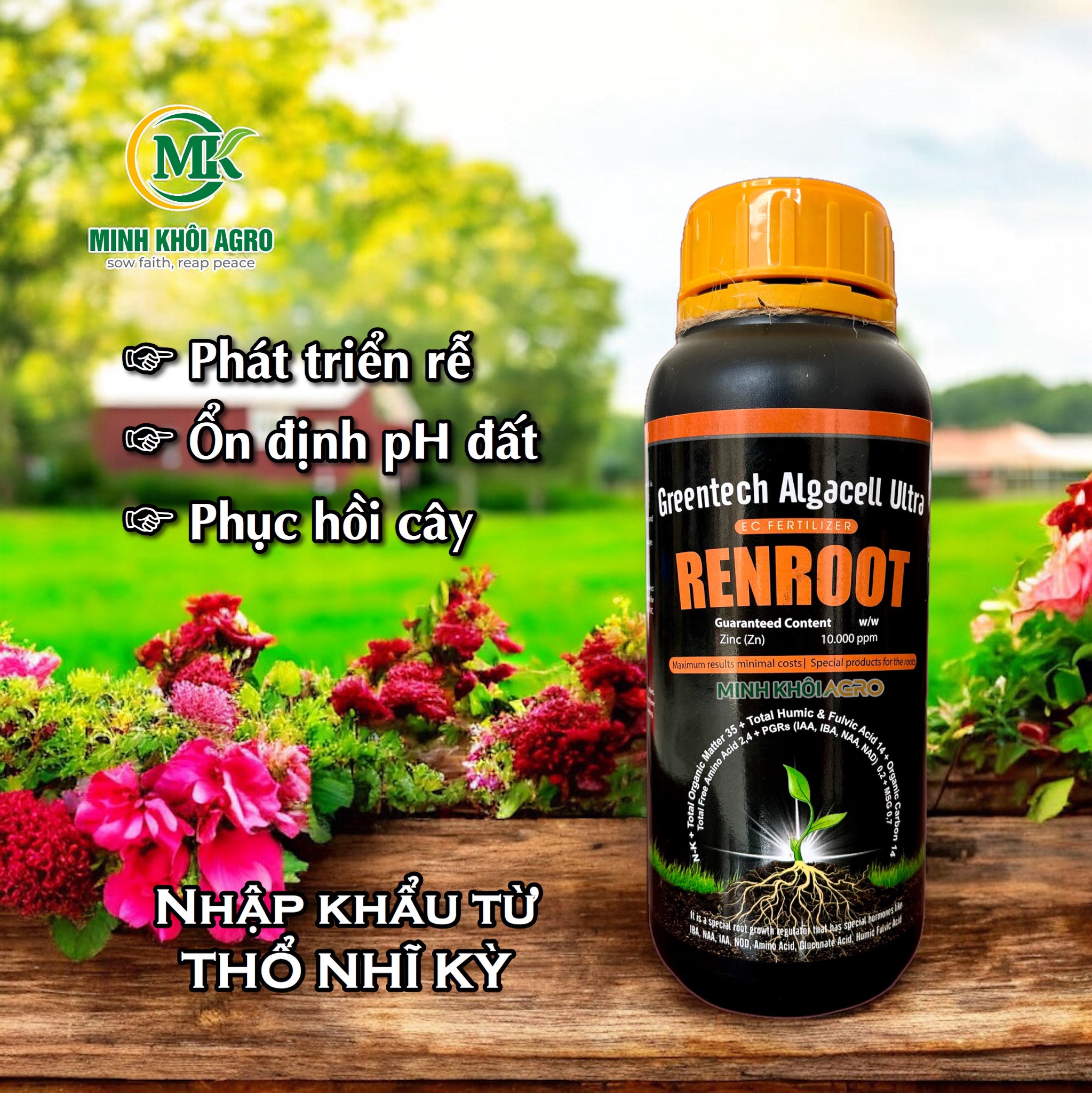 Phân bón hữ cơ RENROOT - Chai 500ml
